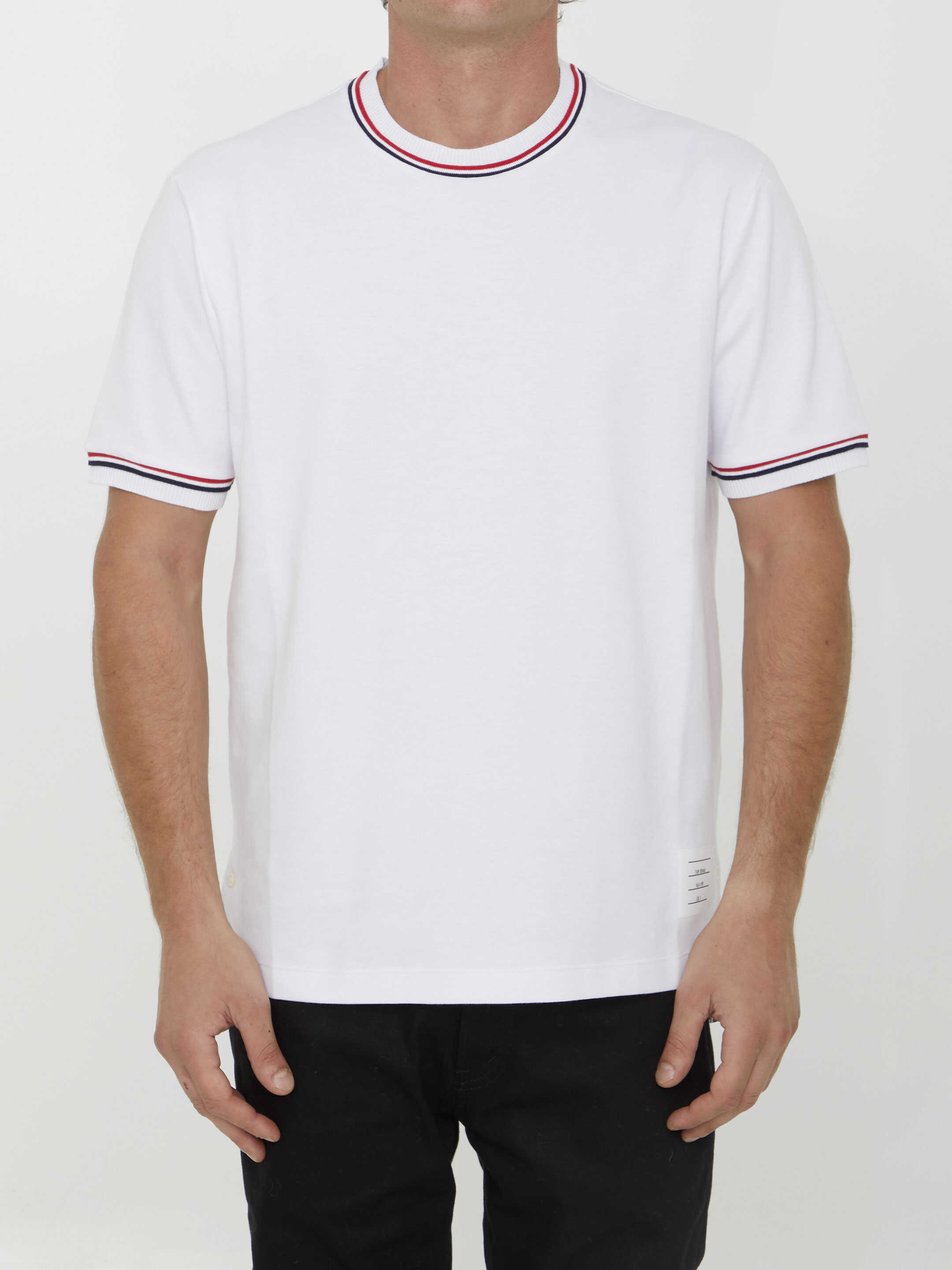 Thom Browne Cotton T-Shirt WHITE