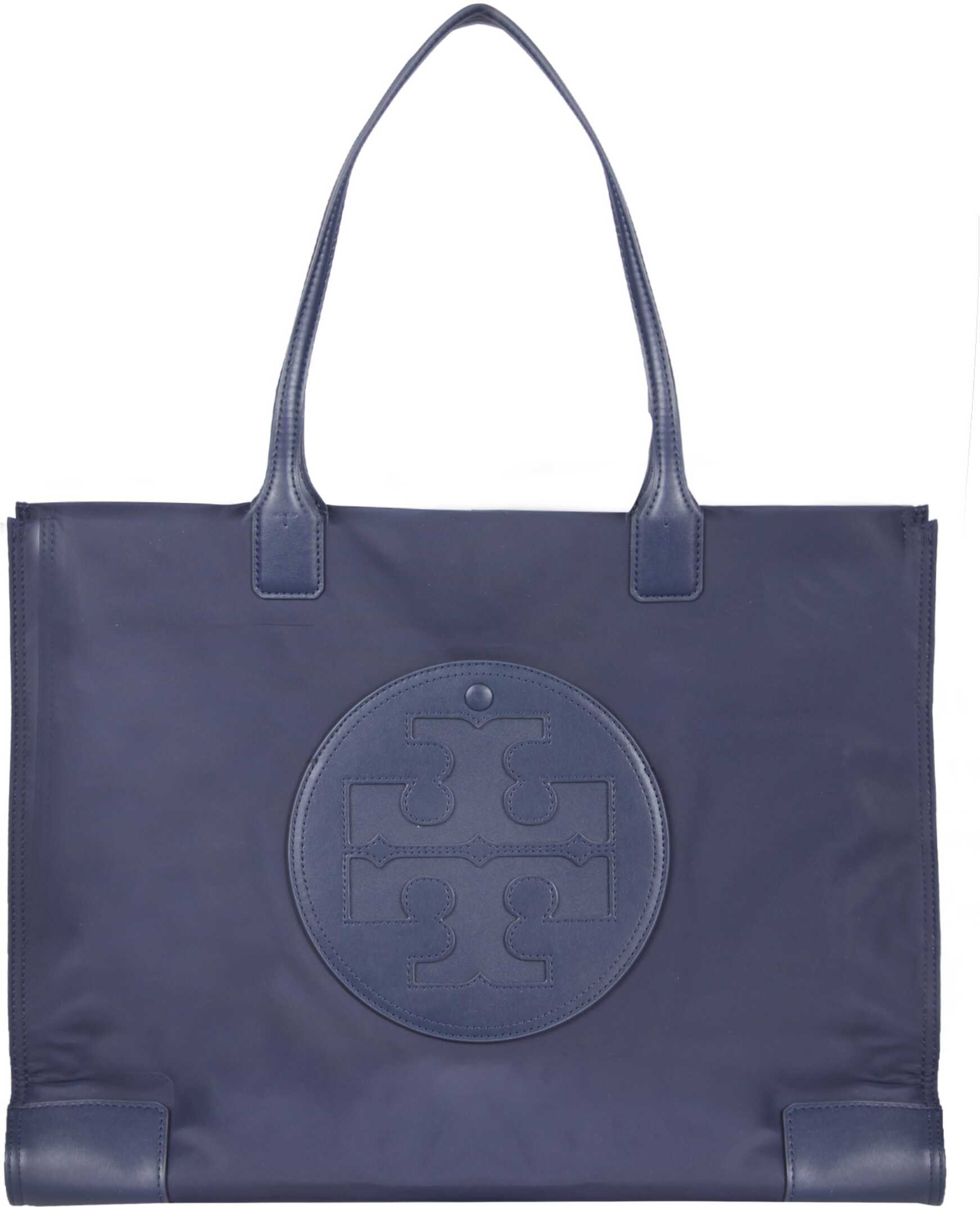 Tory Burch Ella Large Tote Bag BLUE