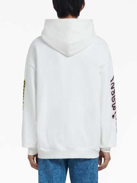 Bluze de trening Marni Sweatshirt With Logo WHITE Barbati (BM 10722808) 4