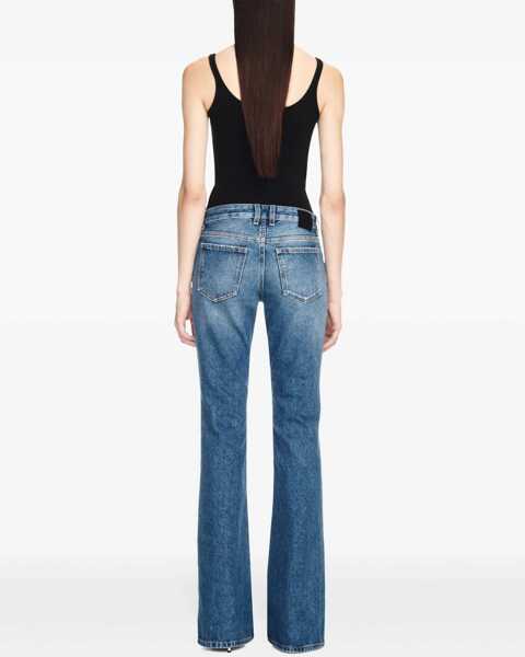Blugi evazati Off-White Flare Jeans BLUE Femei (BM 10722880) 4