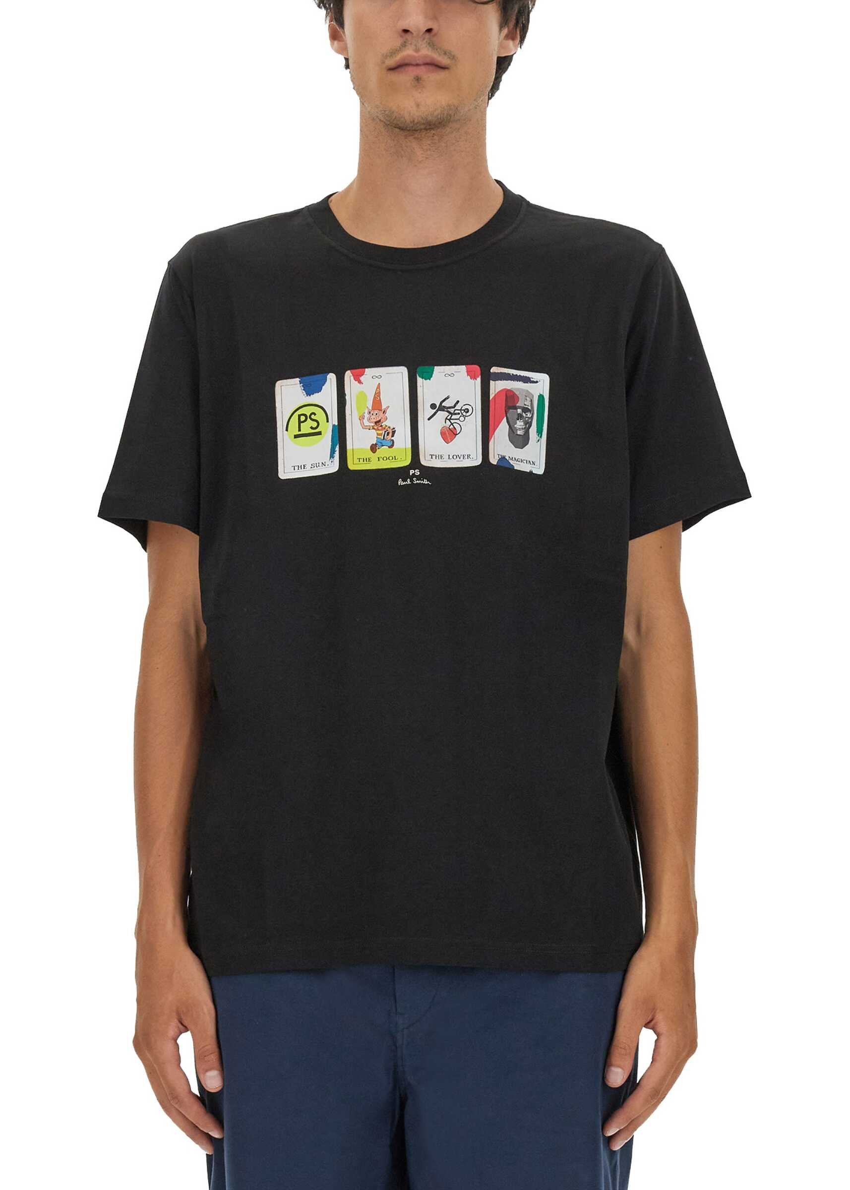 PS by Paul Smith Tarot T-Shirt BLACK