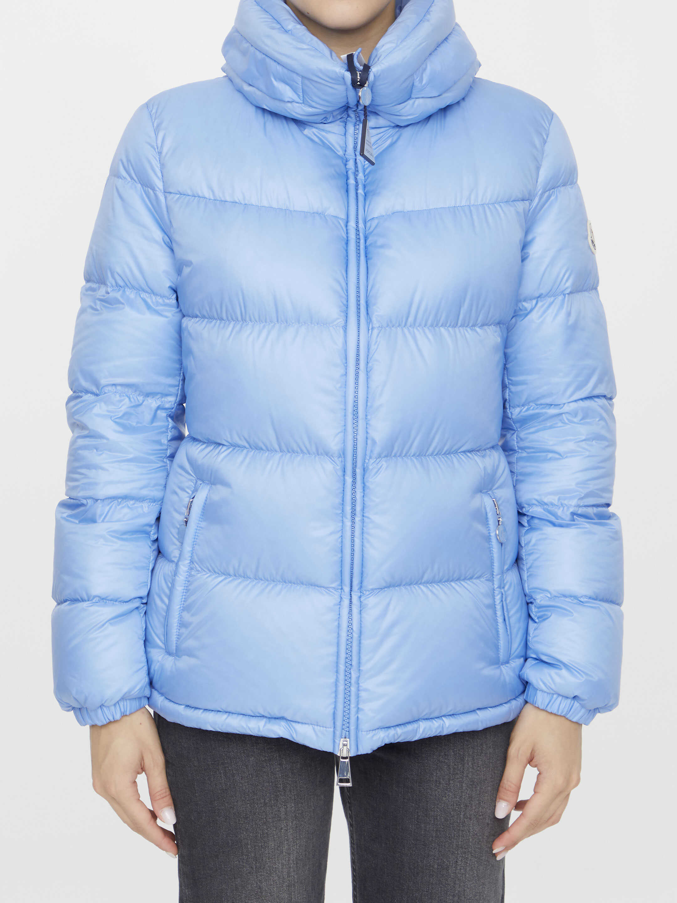 Moncler Douro Short Down Jacket LIGHT BLUE