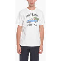 Tricouri Front Printed Crew-Neck T-Shirt Barbati