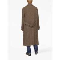 Paltoane pentru Barbati - Paltoane Dolce & Gabbana Double-Breasted Coat BROWN Barbati (BM 10723300) - B-mall.ro