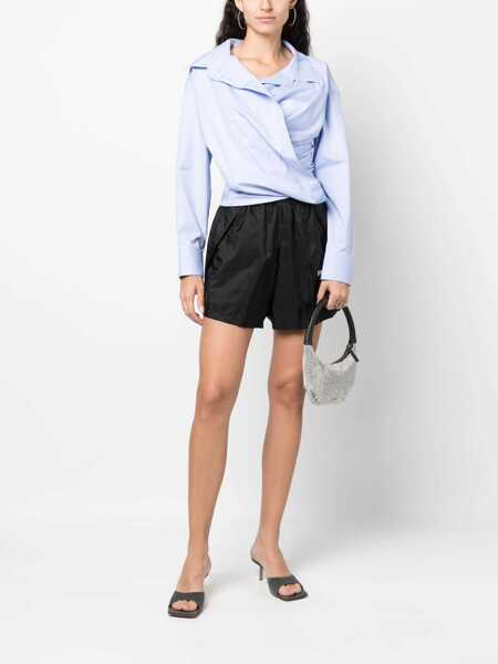 Bluze Alexander Wang Draped Shirt AZURE Femei (BM 10723318) 2