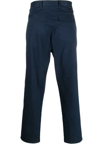 Pantaloni casual Paul Smith Loose Fit Pants BLUE Barbati (BM 10723366) 2