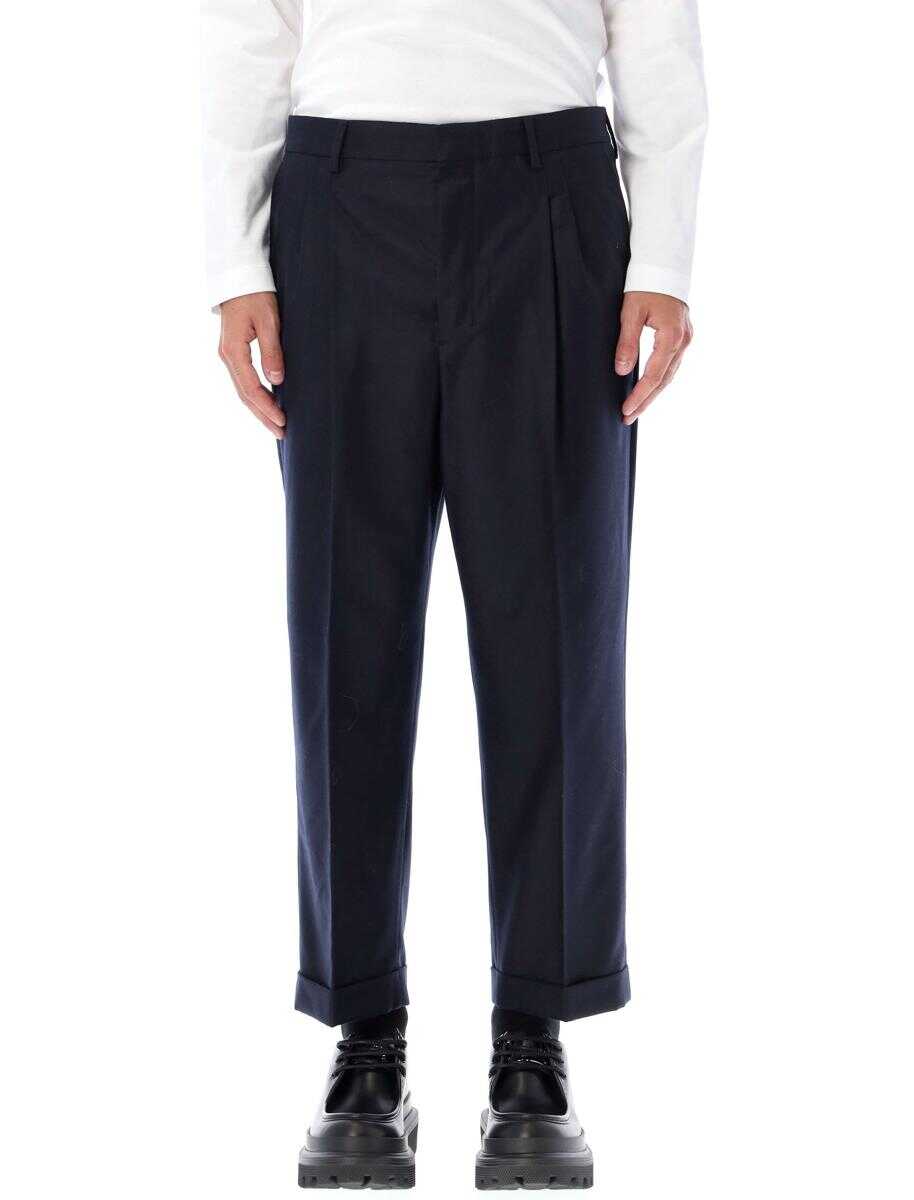 AMI Paris AMI PARIS Carrot fit trousers BLUE/NAVY