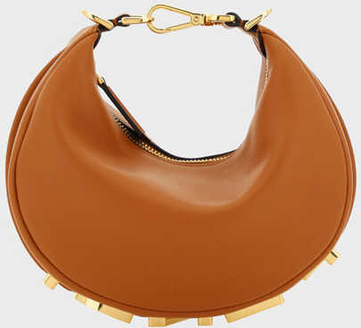 Fendi Fendigraphy Ring Mini Shoulder Bag BRANDY/OVIB/OS