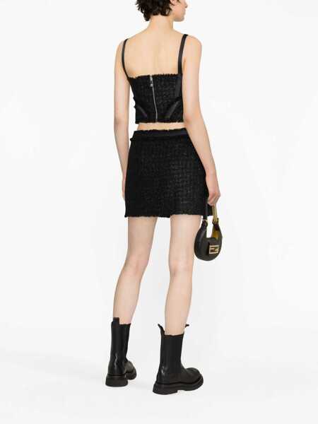 Fuste Versace Versace Lurex Skirt Black Femei (BM 10729672) 4