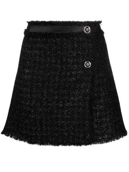 Fuste Versace Versace Lurex Skirt Black Femei (BM 10729672) 1