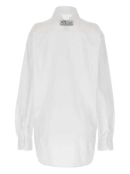 Camasi Raf Simons Raf Simons Mesh Insert Shirt WHITE Femei (BM 10729951) 2