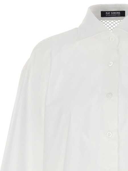 Camasi Raf Simons Raf Simons Mesh Insert Shirt WHITE Femei (BM 10729951) 3