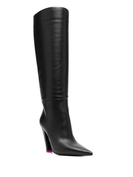 Bocanci 3JUIN 3Juin Black Leather Alexa Boots MULTICOLOR Femei (BM 10730134) 2