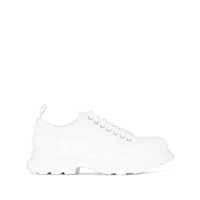 Sneakers Alexander McQueen White Canvas Tread Sneakers Femei