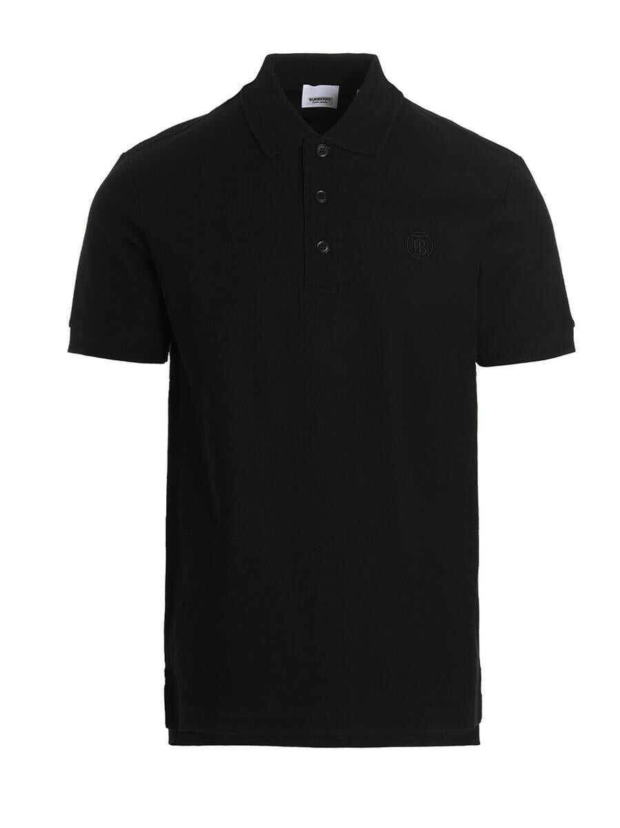 Burberry BURBERRY \'Eddie’ polo shirt Black
