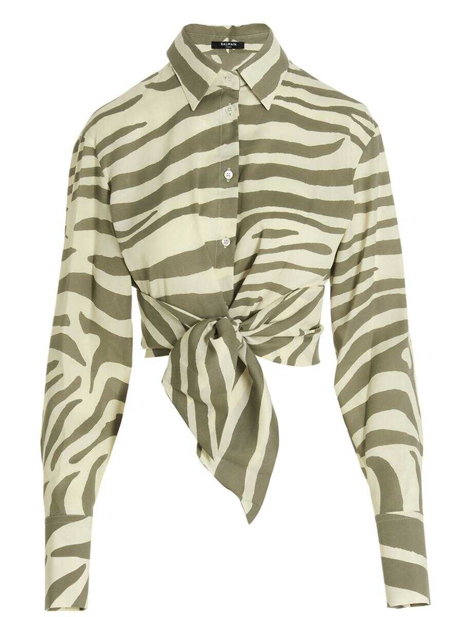 Balmain BALMAIN Zebra shirt MULTICOLOR