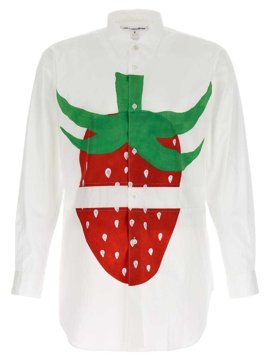 Comme des Garçons COMME DES GARÇONS Comme Des Garçons Shirt x Brett Westfall Strawberry shirt WHITE