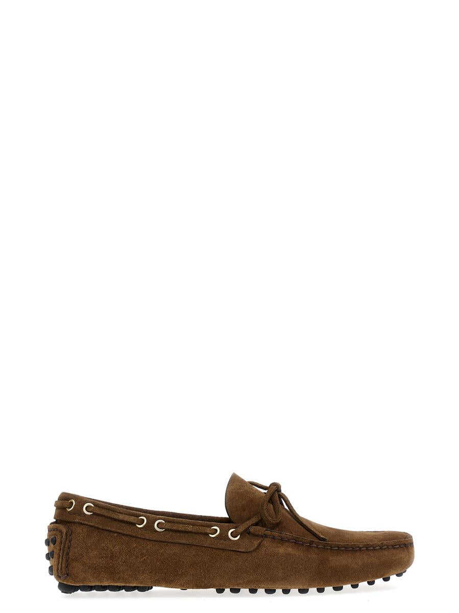 Car Shoe CAR SHOE Suede loafers BROWN
