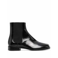 Bocanci Maison Margiela Black Leather Tabi Chelsea Boots Barbati