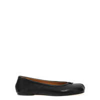 Balerini Black Tabi Ballerina Shoes in Leather Woman Femei