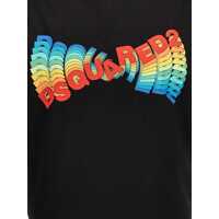 Tricouri DSQUARED2 pentru Barbati - Tricouri DSQUARED2 DSQUARED2 T-shirt Regular Fit Black Barbati (BM 10733086) - B-mall.ro