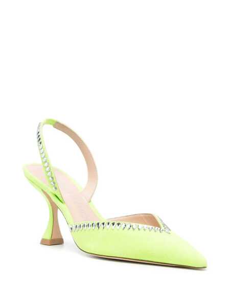Pantofi cu toc Stuart Weitzman Stuart Weitzman Gmct Slingbacks GREEN Femei (BM 10733239) 2