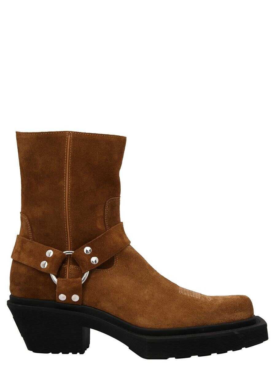 VTMNTS VTMNTS \'Cowboy Harness’ boots BROWN