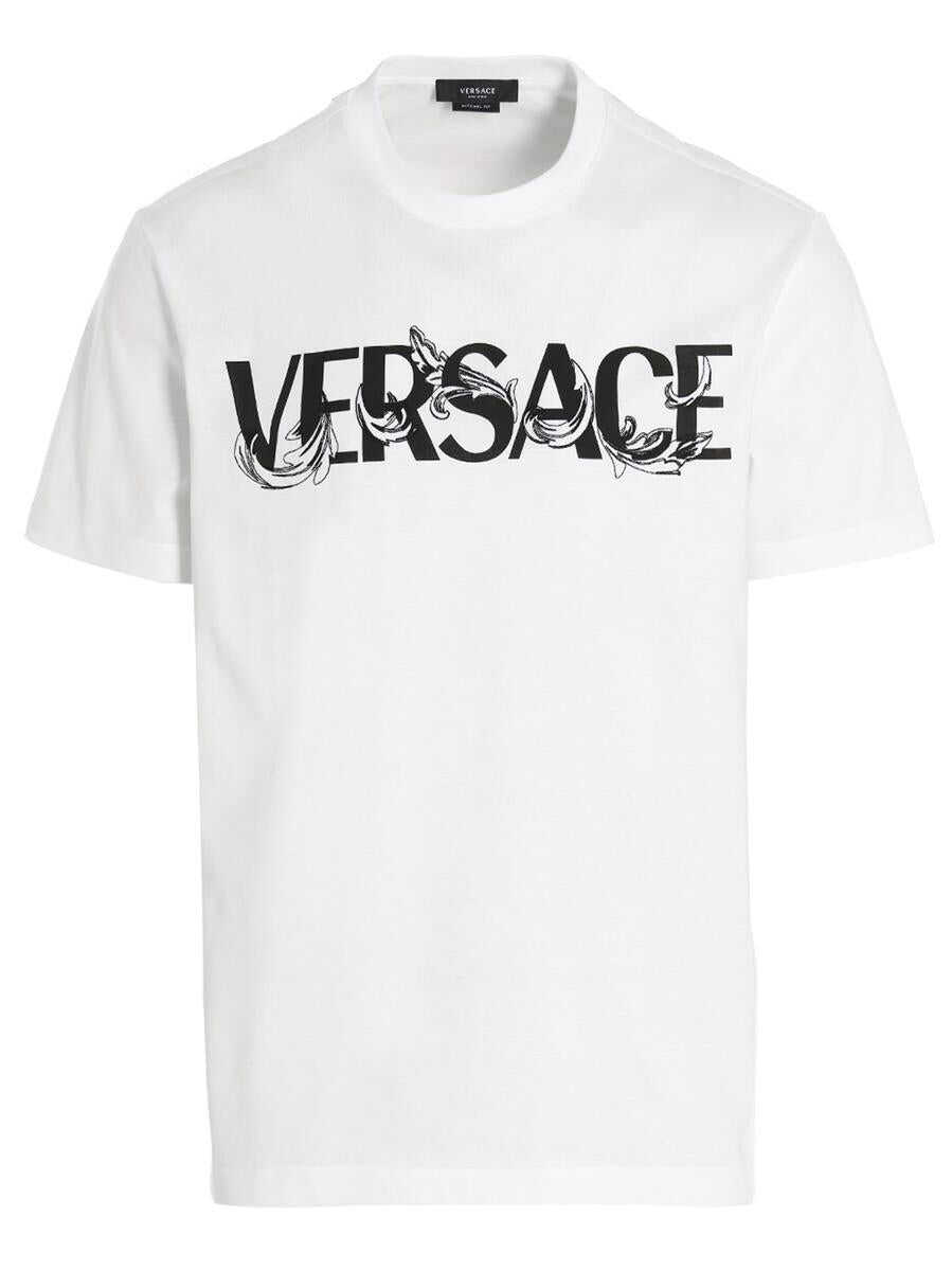 Versace Versace T-shirts and Polos White/Black