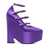 Versace Versace Tempest Pumps PURPLE
