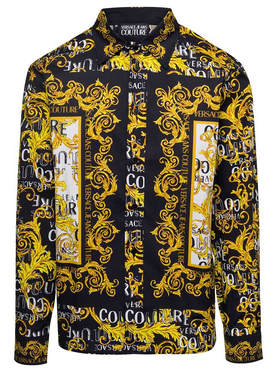 Versace Jeans Couture VERSACE JEANS COUTURE Shirts Black + Gold