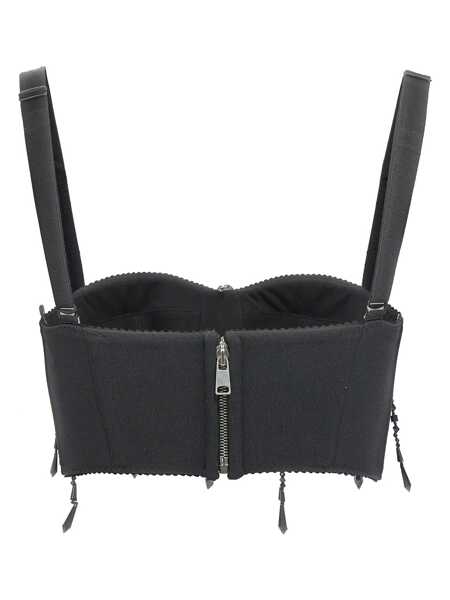 Topuri 19:13 DRESSCODE 19:13 Dresscode Bead Bustier Top Black Femei (BM 10736587) 2