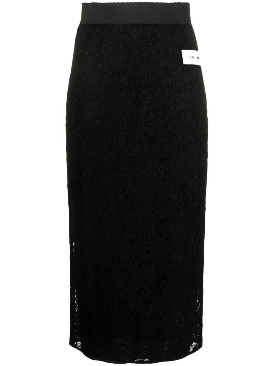 Dolce & Gabbana DOLCE & GABBANA Pencil skirt BLACK