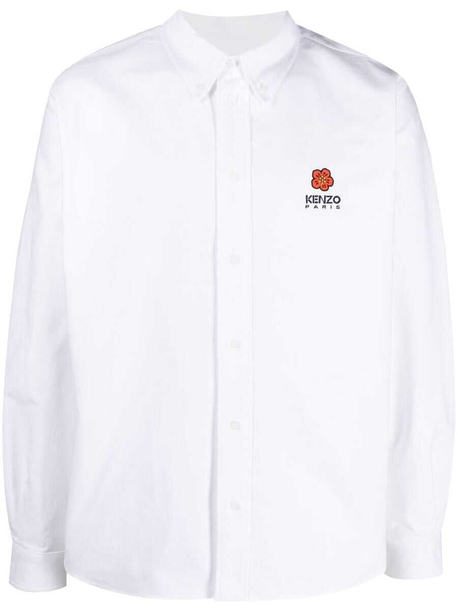 Kenzo KENZO Boke Flower cotton shirt White