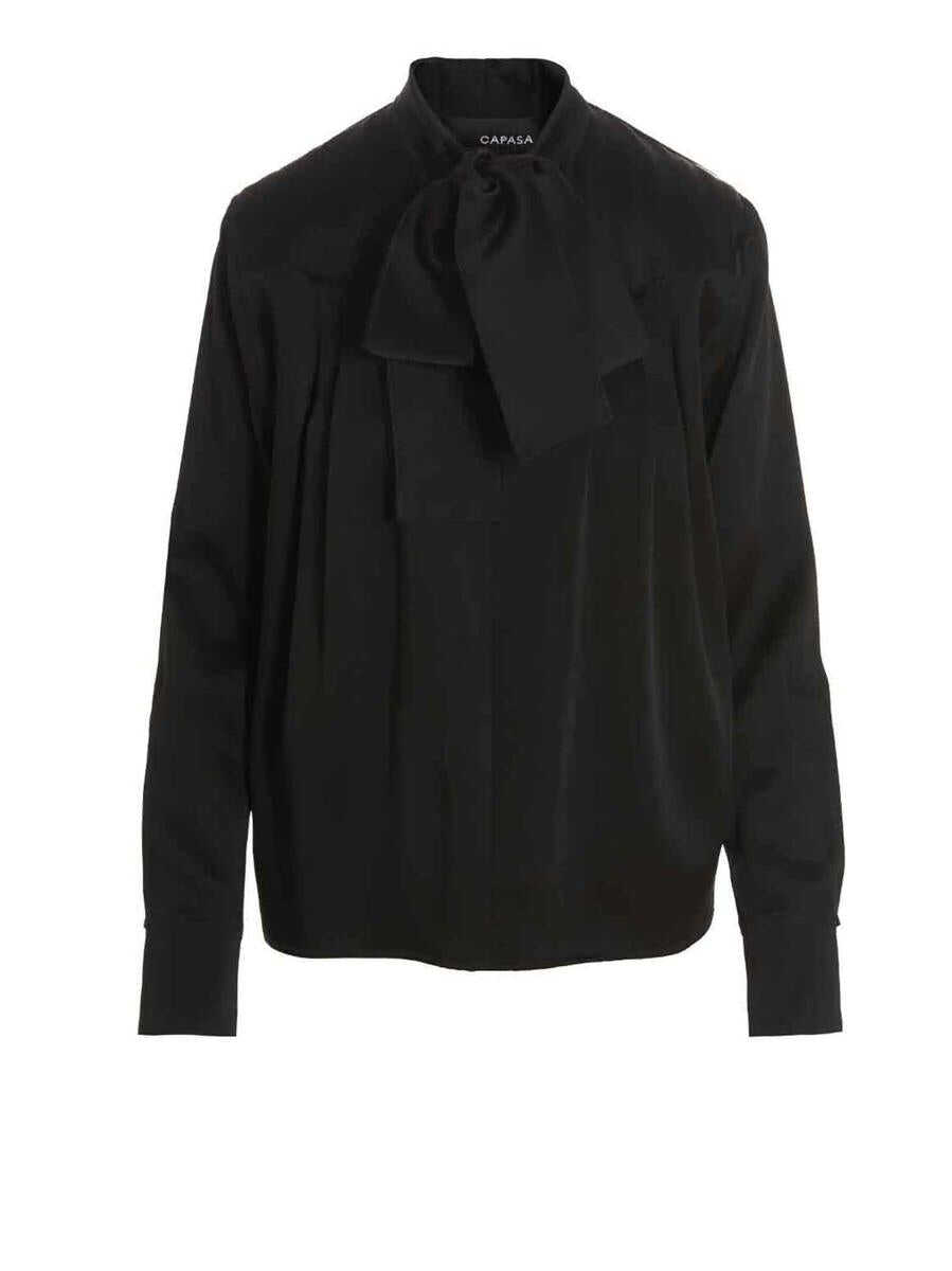 CAPASA MILANO CAPASA MILANO Pussybow blouse BLACK