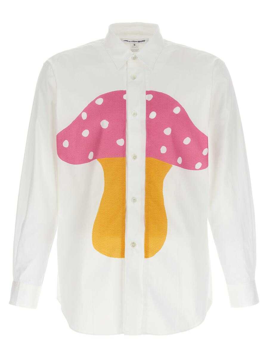 Comme des Garçons COMME DES GARÇONS Comme Des Garçons Shirt x Brett Westfall Mushroom shirt White