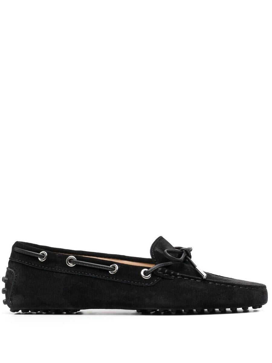 Poze TOD'S TOD'S Gommini suede driving shoes Black