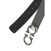 Curele Ferragamo pentru Barbati - Curele Ferragamo FERRAGAMO Adjustable and reversibile Gancini belt GREY Barbati (BM 10742311) - B-mall.ro