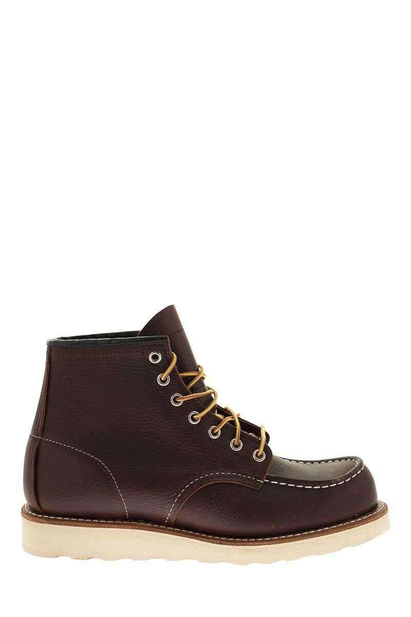 RED WING SHOES RED WING SHOES CLASSIC MOC 8138 - Lace-up boot BROWN