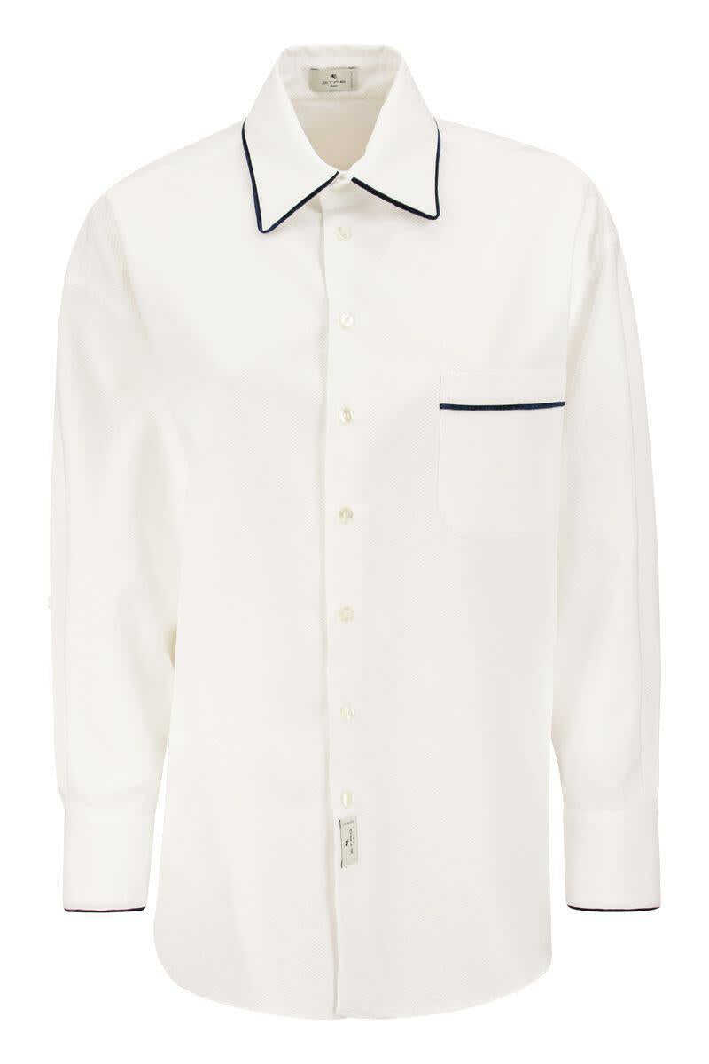 ETRO ETRO Cotton Shirt WHITE