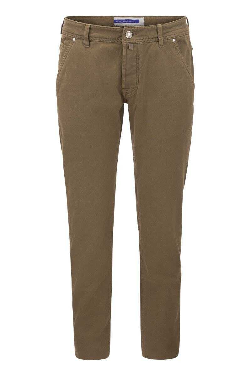 Jacob Cohen JACOB COHEN Cotton 5-pocket trousers CAMEL