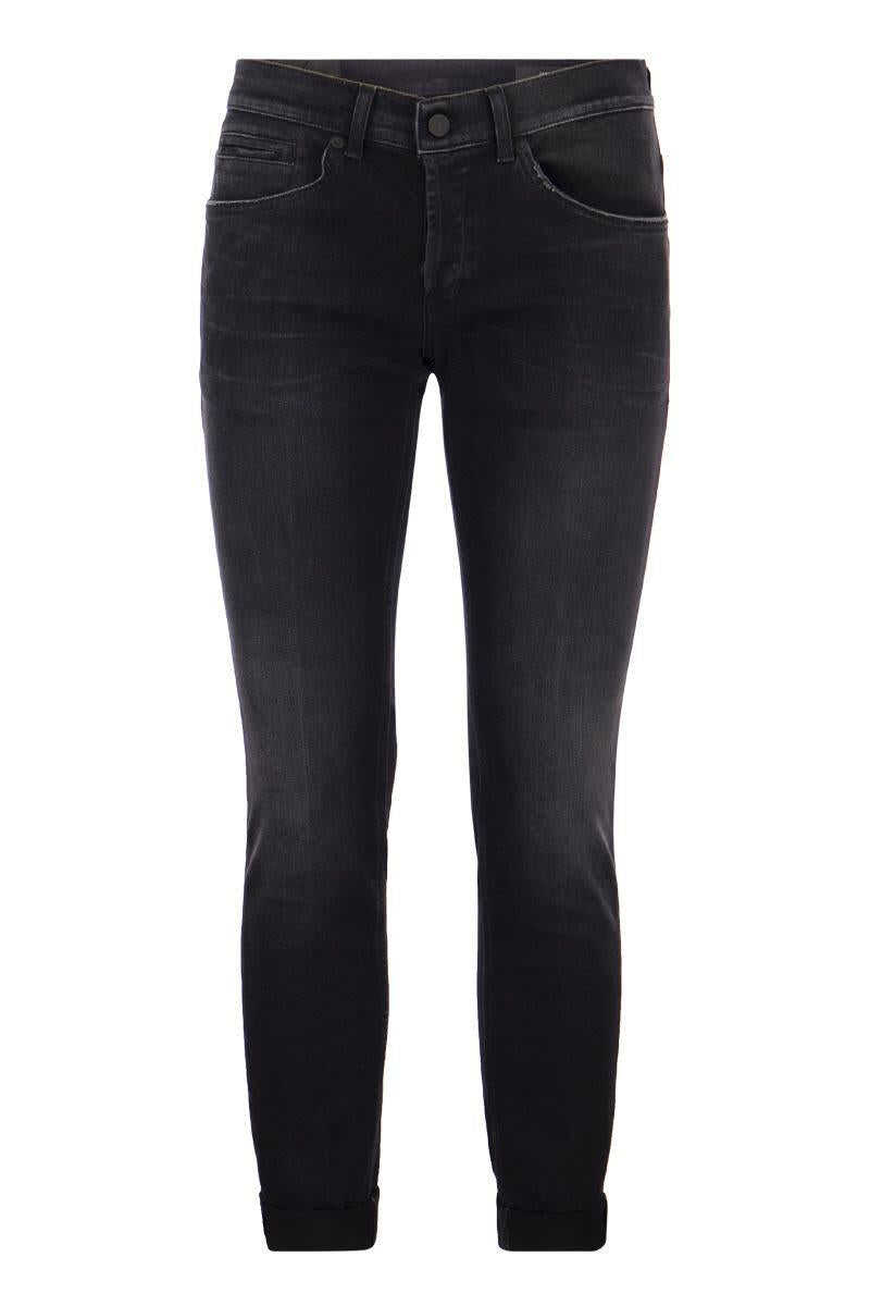 Dondup DONDUP GEORGE - Five Pocket Jeans BLACK