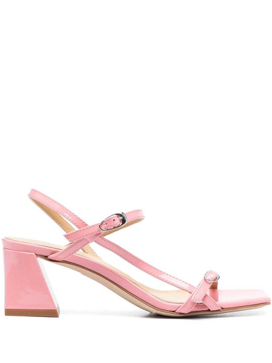 AEYDE AEYDE GRETA PATENT CALF LEATHER PINK SHOES PINK