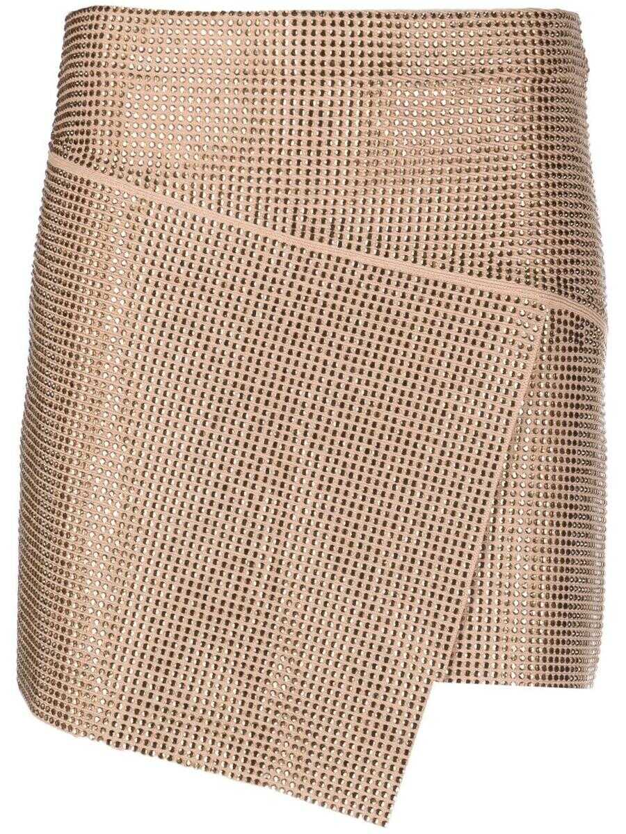 ANDREADAMO ANDREĀDAMO MINI SKIRT CLOTHING 001 0475 NUDE