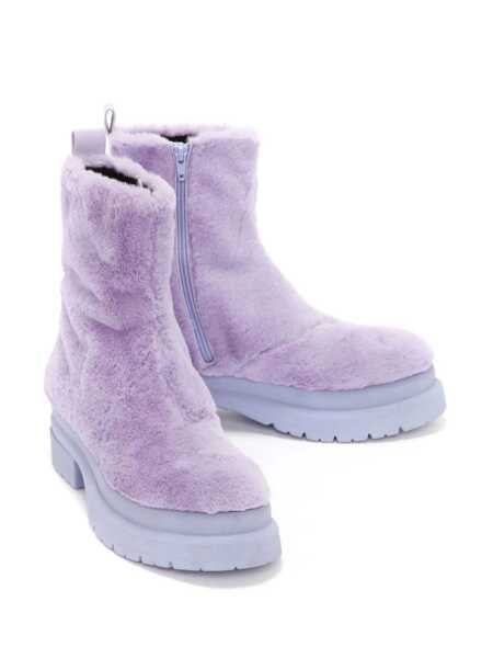 Bocanci JW Anderson JW Anderson Ecofur Ankle Boot Shoes 620 LILAC Femei (BM 10745464) 2