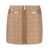 Versace Versace Jacquard Mini Skirt Beige