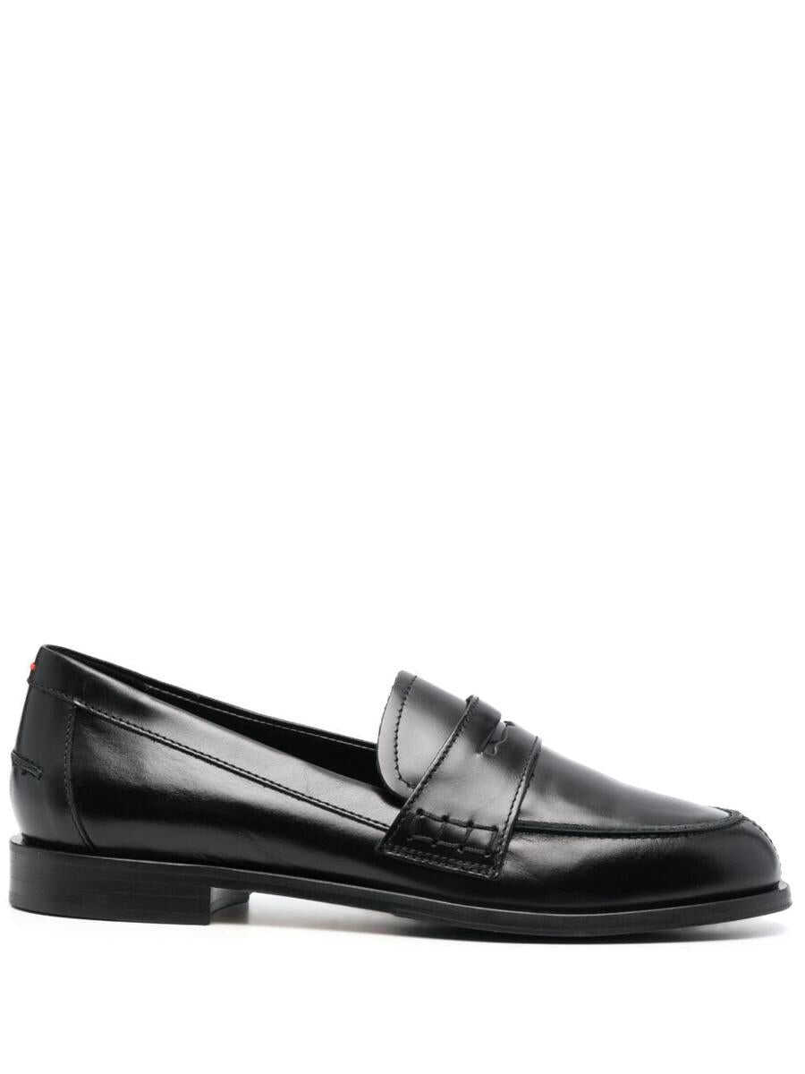 AEYDE AEYDE OSCAR CALF LEATHER BLACK SHOES BLACK