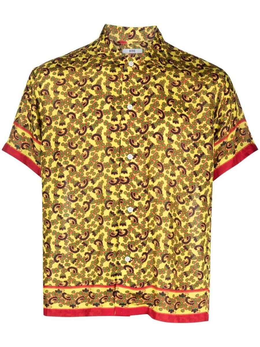 BODE BODE SHIRT YELLOW MULTI