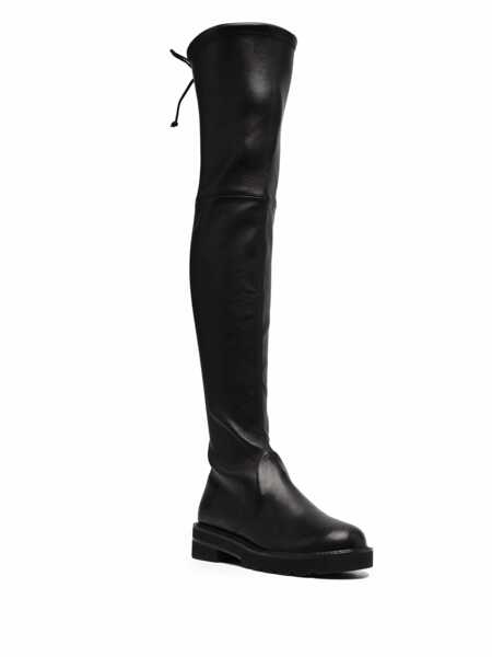 Bocanci Stuart Weitzman Stuart Weitzman Str Nappa Lowland Lift High Boots Shoes Black Femei (BM 10753084) 2