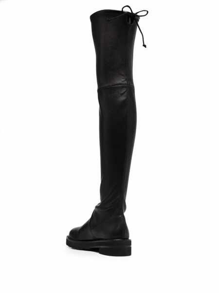 Bocanci Stuart Weitzman Stuart Weitzman Str Nappa Lowland Lift High Boots Shoes Black Femei (BM 10753084) 3