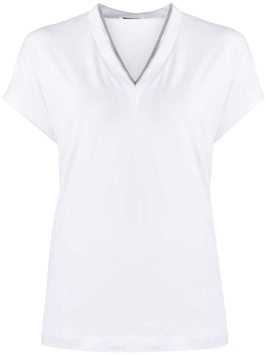 Brunello Cucinelli Brunello Cucinelli T-shirts and Polos White WHITE